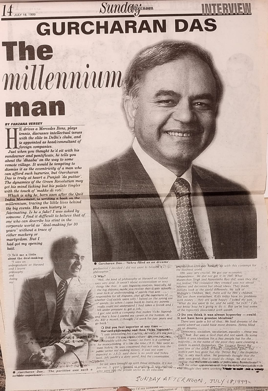 The millennium man